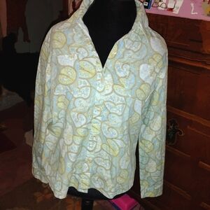 Paisley Button-Up Shirt